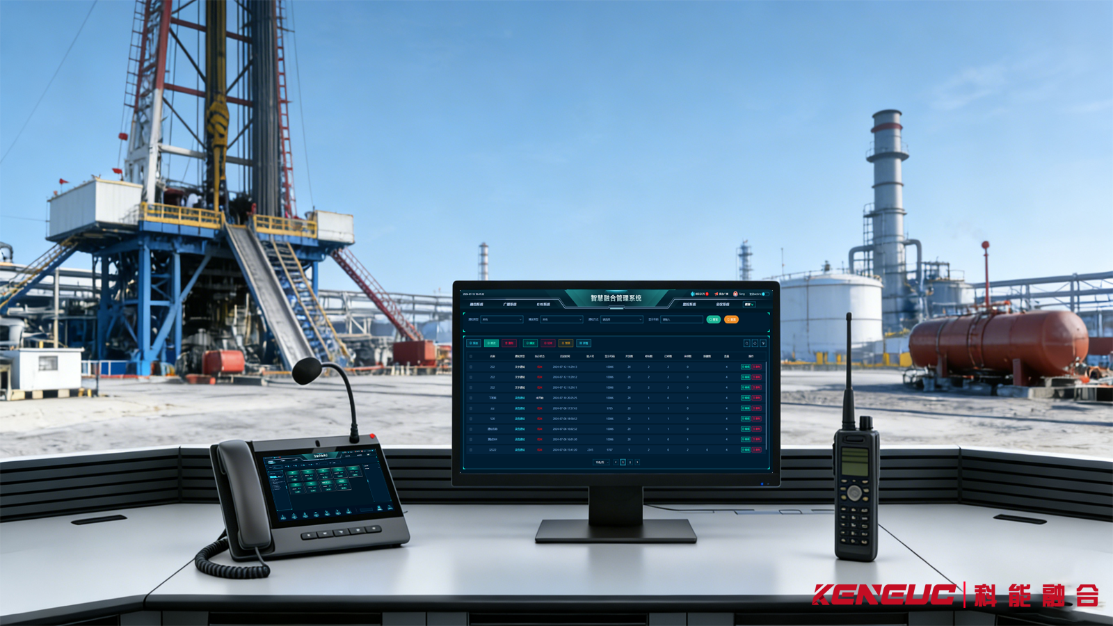 石油安全生产融合通信保障方案