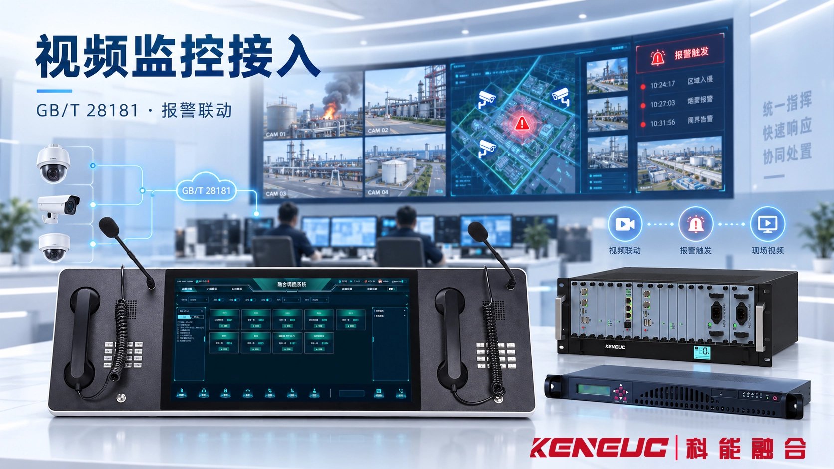 应急指挥平台如何接入视频监控？GB/T 28181对接与报警画面关联